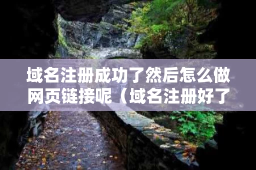 域名注册成功了然后怎么做网页链接呢（域名注册好了怎么弄网站）