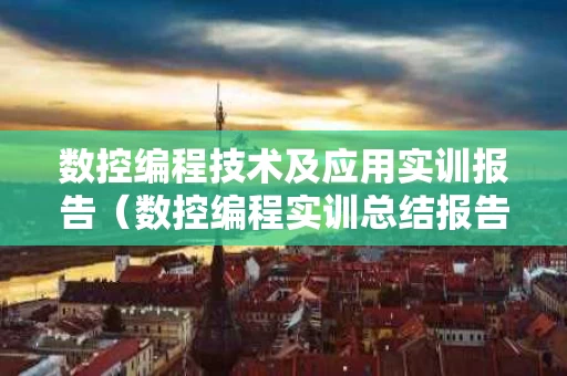 数控编程技术及应用实训报告（数控编程实训总结报告）