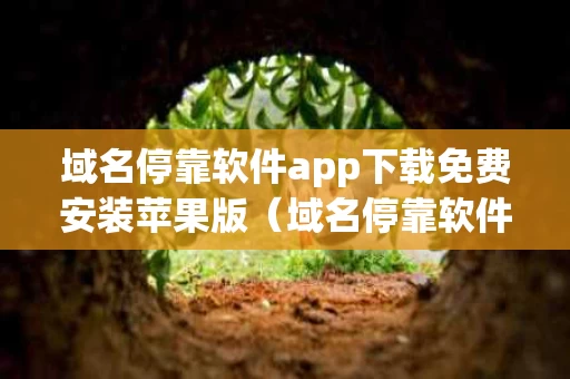 域名停靠软件app下载免费安装苹果版（域名停靠软件应用下载）