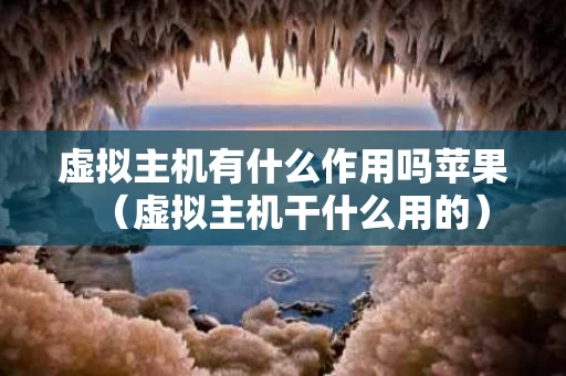 虚拟主机有什么作用吗苹果（虚拟主机干什么用的）