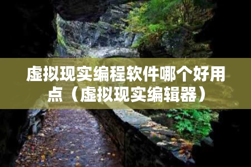 虚拟现实编程软件哪个好用点（虚拟现实编辑器）