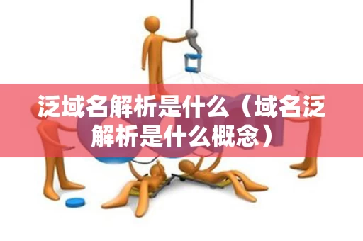 泛域名解析是什么（域名泛解析是什么概念）