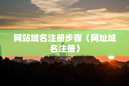 网站域名注册步骤（网址域名注册）