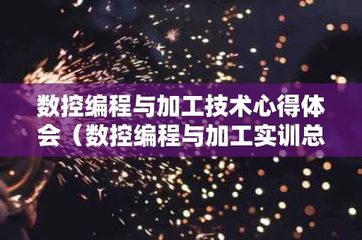 数控编程与加工技术心得体会（数控编程与加工实训总结3000字）