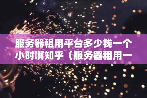 服务器租用平台多少钱一个小时啊知乎（服务器租用一些流程是什么流程）