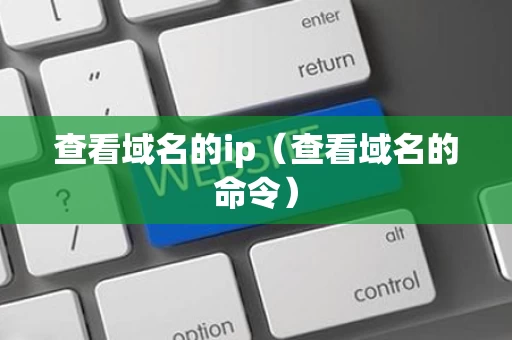 查看域名的ip（查看域名的命令）