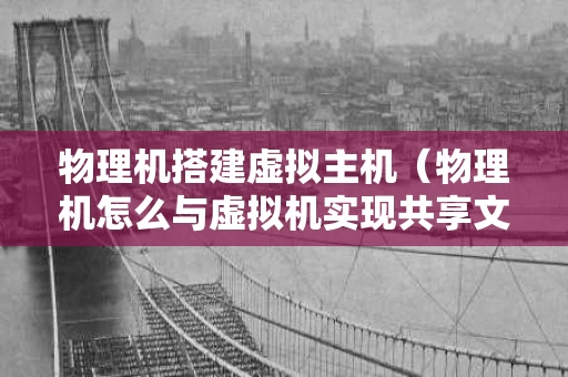 物理机搭建虚拟主机（物理机怎么与虚拟机实现共享文件）