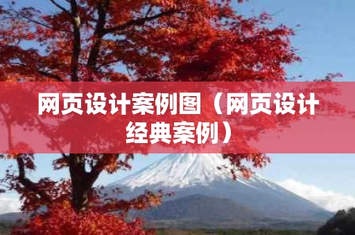 网页设计案例图（网页设计经典案例）