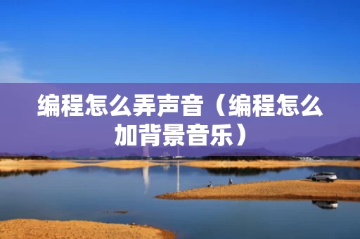 编程怎么弄声音（编程怎么加背景音乐）