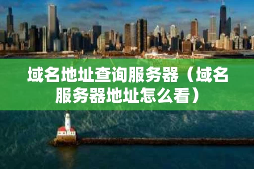 域名地址查询服务器（域名服务器地址怎么看）
