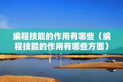 编程技能的作用有哪些（编程技能的作用有哪些方面）