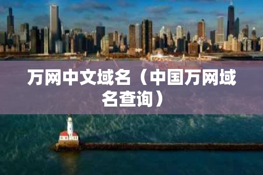 万网中文域名（中国万网域名查询）
