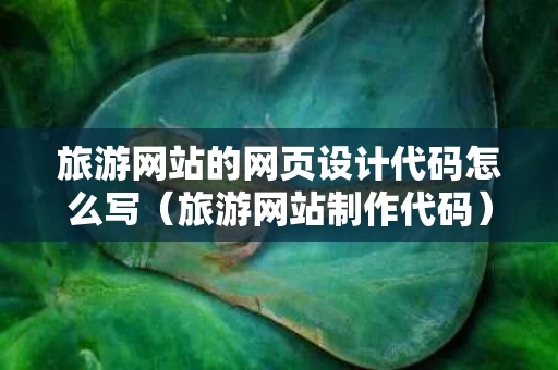 旅游网站的网页设计代码怎么写（旅游网站制作代码）