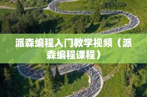 派森编程入门教学视频（派森编程课程）