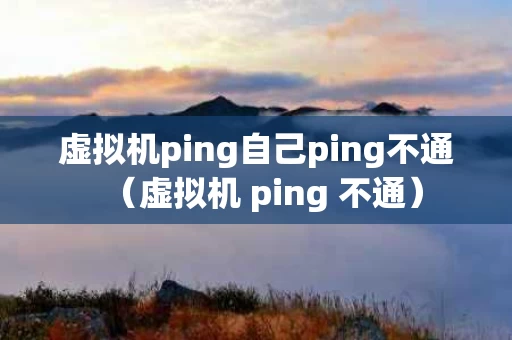 虚拟机ping自己ping不通（虚拟机 ping 不通）