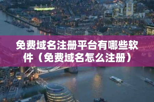 免费域名注册平台有哪些软件（免费域名怎么注册）