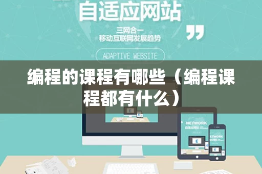 编程的课程有哪些（编程课程都有什么）