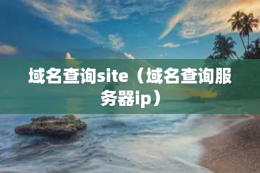 域名查询site（域名查询服务器ip）