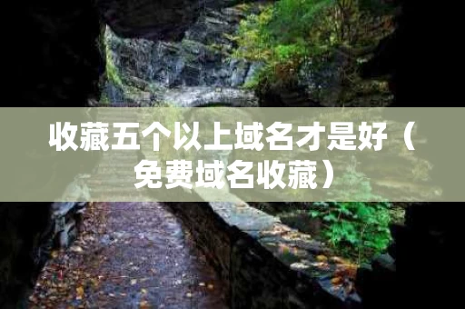 收藏五个以上域名才是好（免费域名收藏）