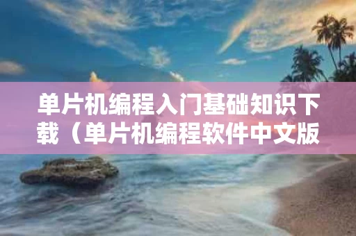 单片机编程入门基础知识下载（单片机编程软件中文版）