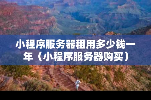 小程序服务器租用多少钱一年（小程序服务器购买）