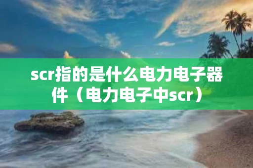 scr指的是什么电力电子器件（电力电子中scr）