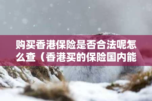 购买香港保险是否合法呢怎么查（香港买的保险国内能查吗）