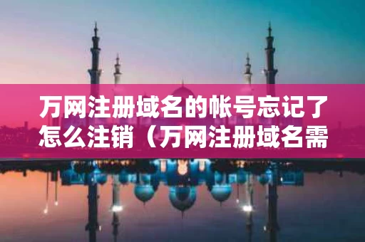 万网注册域名的帐号忘记了怎么注销（万网注册域名需要服务器么）
