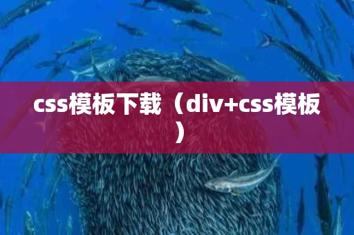 css模板下载（div+css模板）