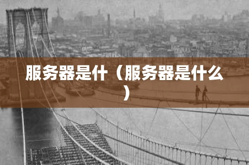 服务器是什（服务器是什么）