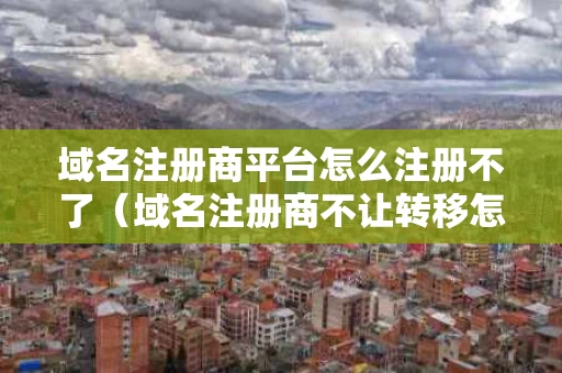 域名注册商平台怎么注册不了（域名注册商不让转移怎么办）