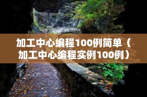 加工中心编程100例简单（加工中心编程实例100例）