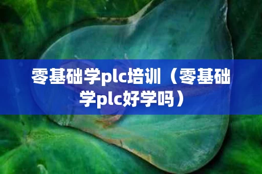 零基础学plc培训（零基础学plc好学吗）