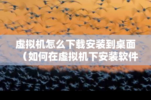 虚拟机怎么下载安装到桌面（如何在虚拟机下安装软件）