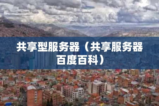 共享型服务器（共享服务器百度百科）
