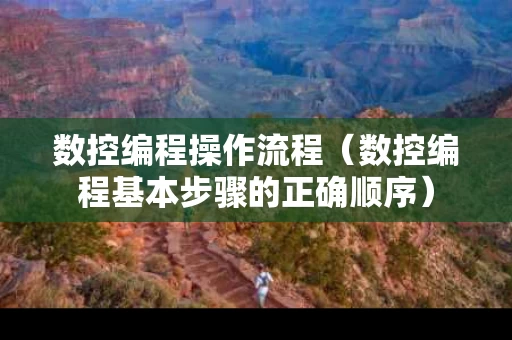 数控编程操作流程（数控编程基本步骤的正确顺序）