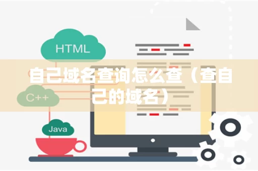 自己域名查询怎么查（查自己的域名）