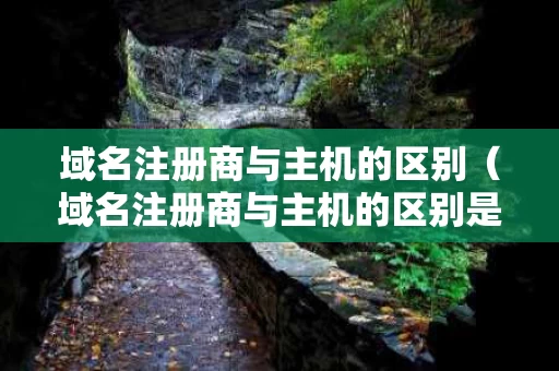 域名注册商与主机的区别（域名注册商与主机的区别是什么）
