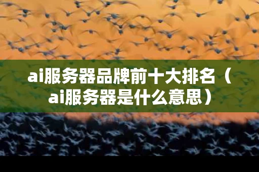 ai服务器品牌前十大排名（ai服务器是什么意思）