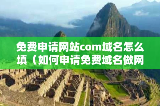 免费申请网站com域名怎么填（如何申请免费域名做网站）