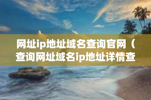网址ip地址域名查询官网（查询网址域名ip地址详情查询）