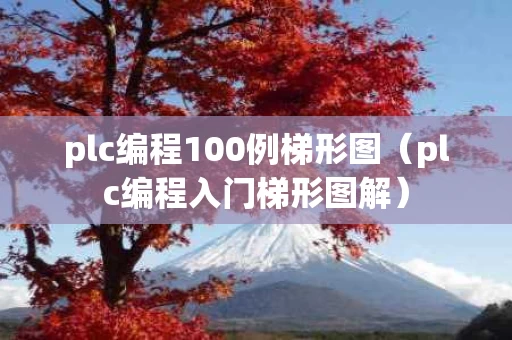 plc编程100例梯形图（plc编程入门梯形图解）