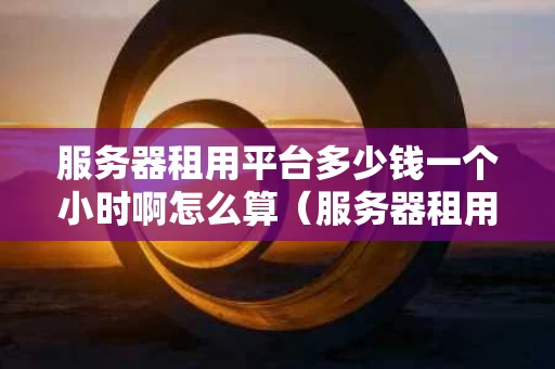 服务器租用平台多少钱一个小时啊怎么算（服务器租用什么平台好）