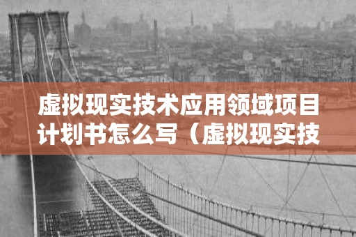 虚拟现实技术应用领域项目计划书怎么写（虚拟现实技术研究课题）