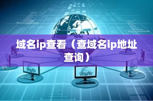 域名ip查看（查域名ip地址查询）