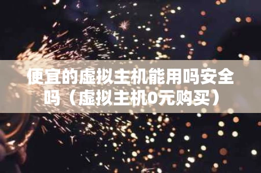 便宜的虚拟主机能用吗安全吗（虚拟主机0元购买）