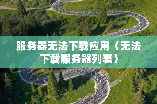 服务器无法下载应用（无法下载服务器列表）