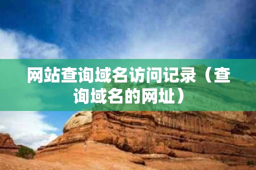 网站查询域名访问记录（查询域名的网址）