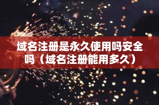 域名注册是永久使用吗安全吗（域名注册能用多久）