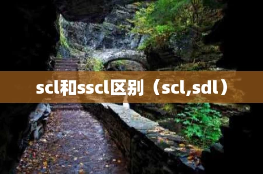 scl和sscl区别（scl,sdl）